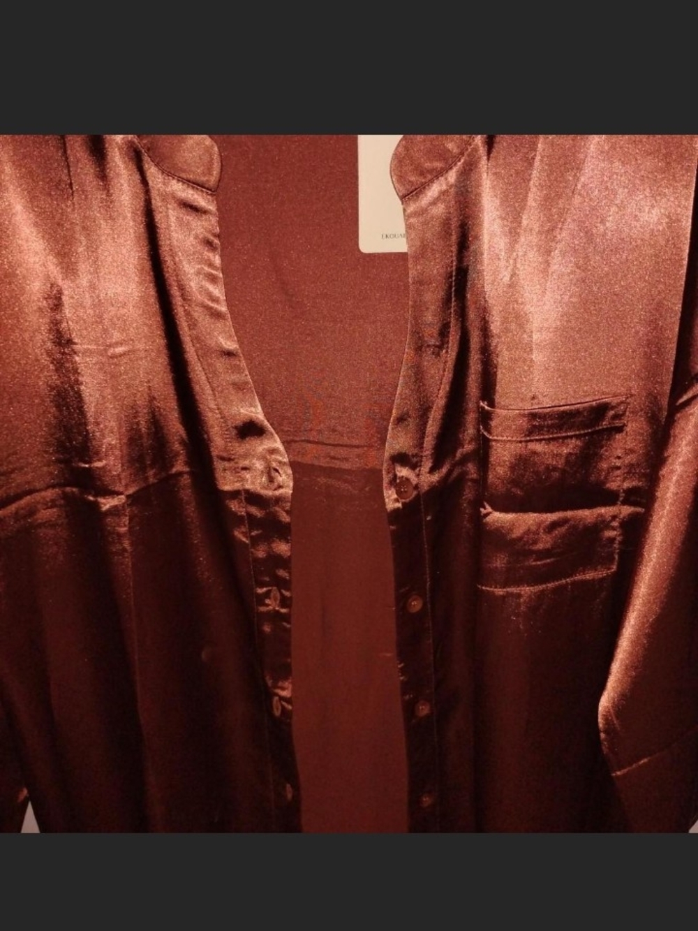 Brown Silk Robe - Picture 4 of 5